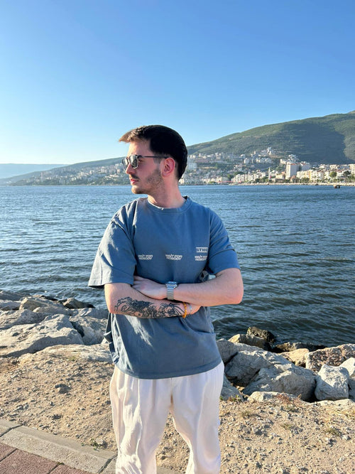 Basic Oversize SWİP Tshirt Baskılı