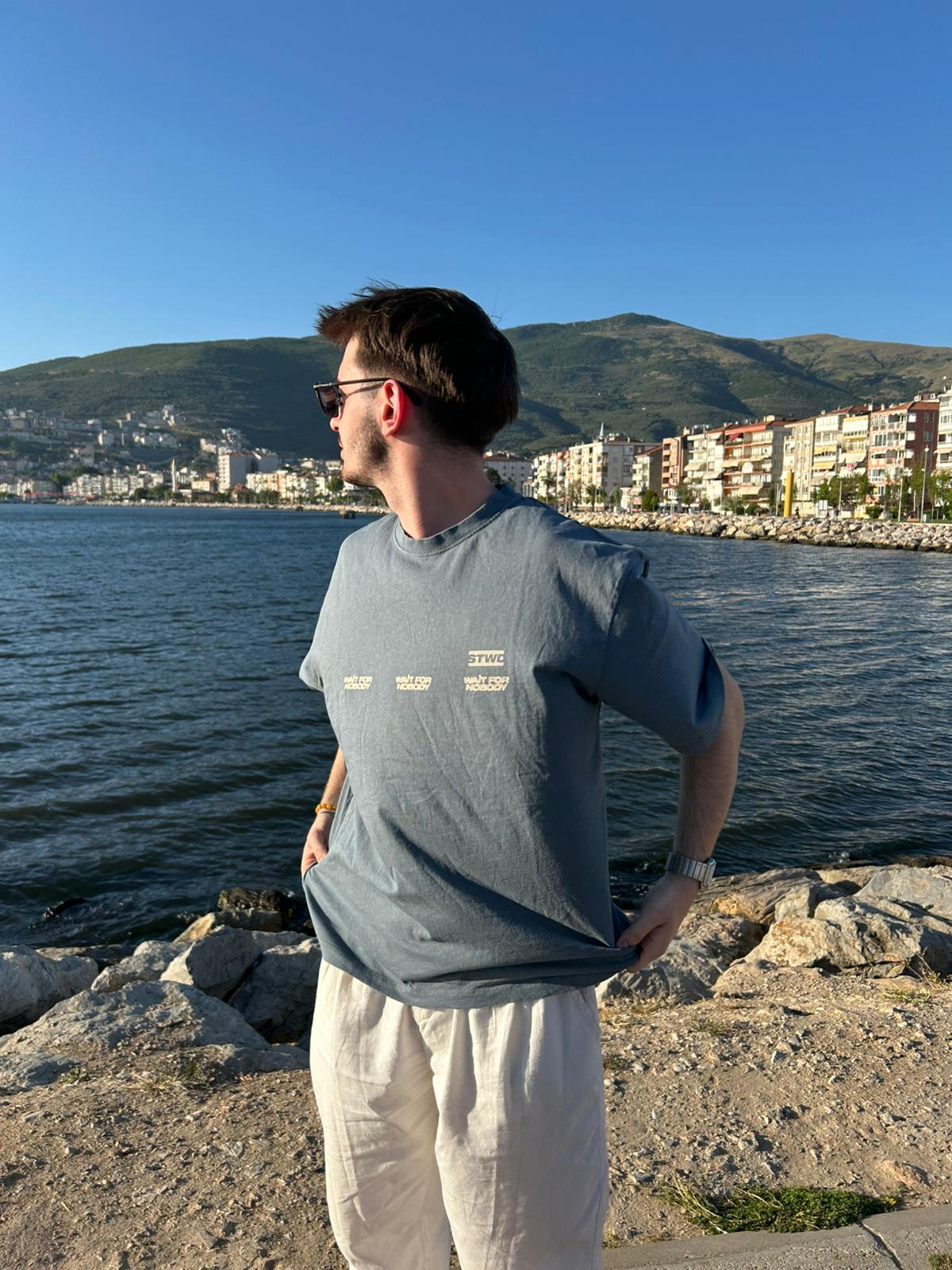 Basic Oversize SWİP Tshirt Baskılı